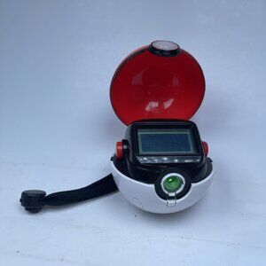 2008 Jakks Pokemon Nintendo LCD Electronic PokeBall Game Tested working (Read)